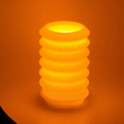 Led candle lantern yellow fountain cmø13,5h20