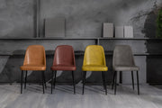 4x Sedia in soft-touch 52cm x 45cm H. 85cm