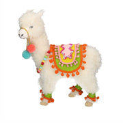 Pupazzo lama tessuto cm28x11,5h34