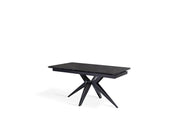 Tavolo allungabile nero opaco 90 cm x 160-240  cm cm H. 76 cm