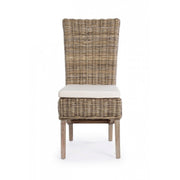 Sedia per esterno in Mogano Luzia 48x59x h104 cm