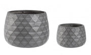 Set2 P.Vaso Pyramid Ciotola Antracite
