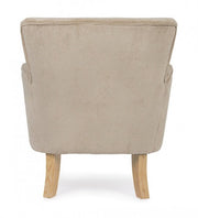 Poltrona tortora stile vintage