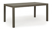 Tavolo per esterno allungabile in alluminio Caffè HILDE YK14 160-240x90x h75 cm