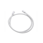 Elegante laccio per doccia in PVC color bianco.