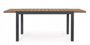 Tavolo allungabile in alluminio Elias 140-200x90 cm