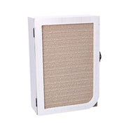 Portachiavi cancelletto legno 3 ganci bianco rettangolare cm20x9,5x29