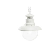 Sospensione E27  linea calipso  biancoargento