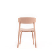 Sedia in polipropilene rosa antico 48x577,5h cm