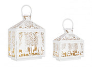 Set2 Lanterna Alizee Bianco-Oro