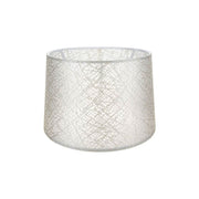 Paralume Deco ASZ1182 tessuto crema motivo ricamo