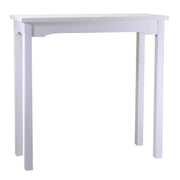 Tavolo esposizione in legno bianco Nantes cm154x46xh100