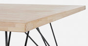Tavolo design industrial in legno DISTRICT 200x90x h76 cm