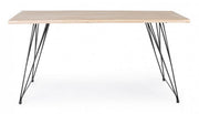 Tavolo design industrial in legno DISTRICT 160x90x h76 cm