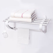 Mensola da bagno in alluminio bianco Dimensione 50 x 29.5 x 20 cm