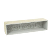 Mensola legno rebecca rettangolare cm60x15x15