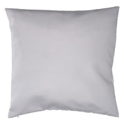 Cuscino tessuto con scritte bianco cm43x43h12