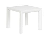Tavolino alluminio bianco arredo giardino Cruise