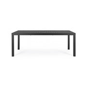 Tavolo HILDE per esterno in alluminio Antracite Allungabile 200-300x100x h75 cm