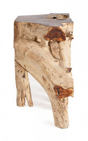 Consolle in legno naturale Lisandra 150x45 cm