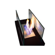 Caminetto Decorativo a Bioetanolo Nero 355 x 180 x 205 mm