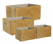 4x Set4 Cesta Averill Ocra