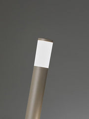 Lampada da esterno in alluminio pressofuso con diffusore opalino ad alta luminosità tortora