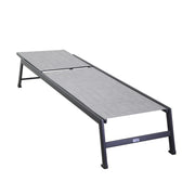 Lettino in alluminio Claveland antracite