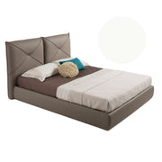 Letto matrimoniale contenitore Armonia bianco