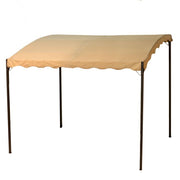 Gazebo in acciaio 2,5x3x2,5/2h m