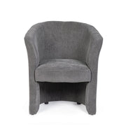 Poltrona in legno e tessuto Antracite BELIZE 64,5x63x h76 cm