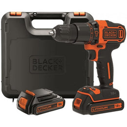 Trapano/avvitatore a percussione 18V-1.5AH Black e Decker