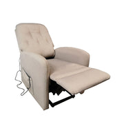 Poltrona alza persona Katia tessuto beige 1 motore