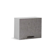 Pensile sopracappa grigio cemento con anta da cucina Cm 60x32xh49