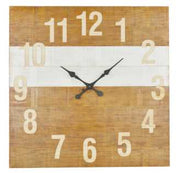 Orologio quadrato legno ea-6429 cm. 91,5 x 5,5 h 91,5
