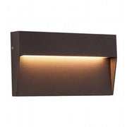 Applique Segnapasso Tondo in Alluminio Pressofuso 6W 777 Lumen 4000°K IP65 caffe'