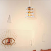 Lampada a sospensione Mira ASZ1261 metallo bianco