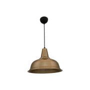 Lampada a sospensione Tampa ASZ1343 con diffusore bronzo EFFEZ
