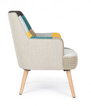 Poltrona tessuto patchwork Galatea