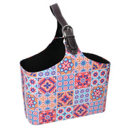 Portariviste ecopelle fantasia multicolor cm37x25h31