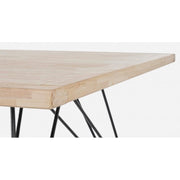 Tavolo design industrial in legno DISTRICT 200x90x h76 cm