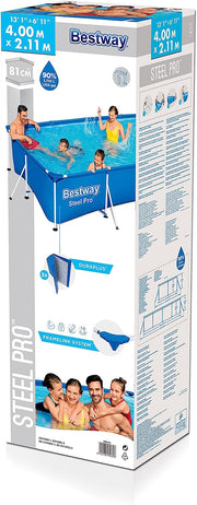 Piscina Steel Pro Frame Rettangolare Cm. 400X211X81