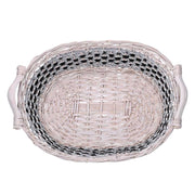 Cesta espositore vimini rettangolare cm38x28h48 - base cm36x26
