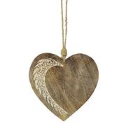 Cuore legno intarsiato cm31x30