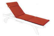 Cuscino POLY da esterno per lettino rosso arancio