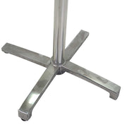 Base Tavolo in alluminio grigio ribaltabile cm52x52h72