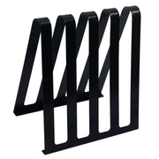 Portariviste metallo nero 4 posti cm31x22h36