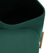 Puff velluto verde salvia cm38x38h45