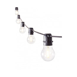 Catena luci esterno Bright 10 LED Trasparenti 8,4m
