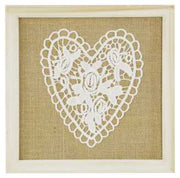 Quadro pizzo cuore fy-1522a cm30x30